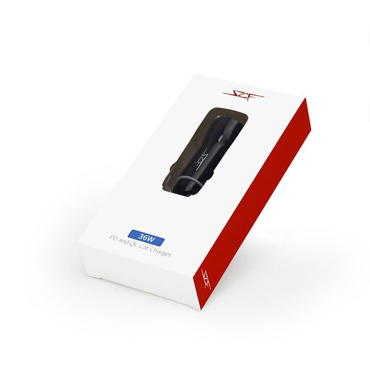 36W Fast Charging PDย Dual Car Charger