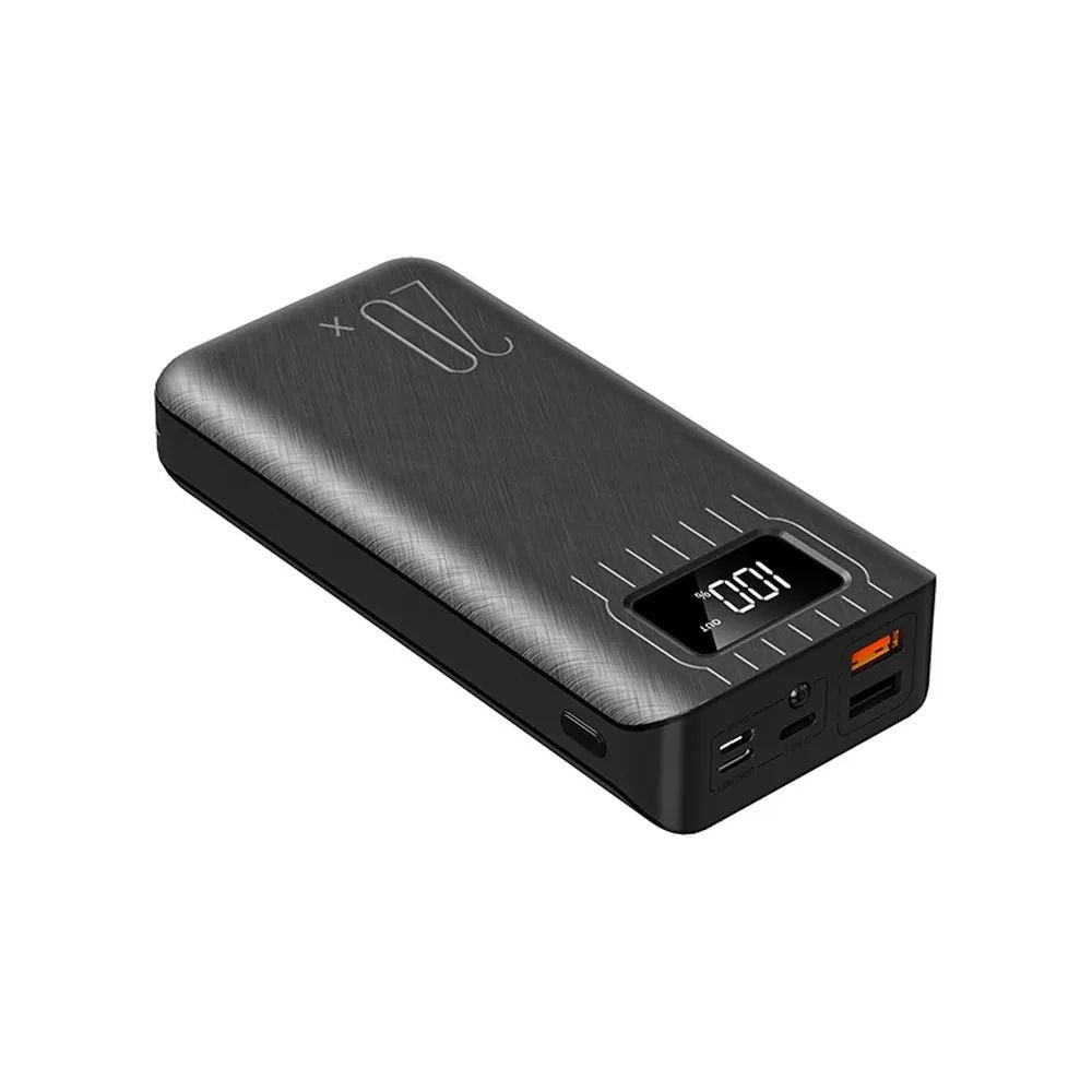 20000mAh بنك طاقة خارجي مزدوج USB مع مصباح LED